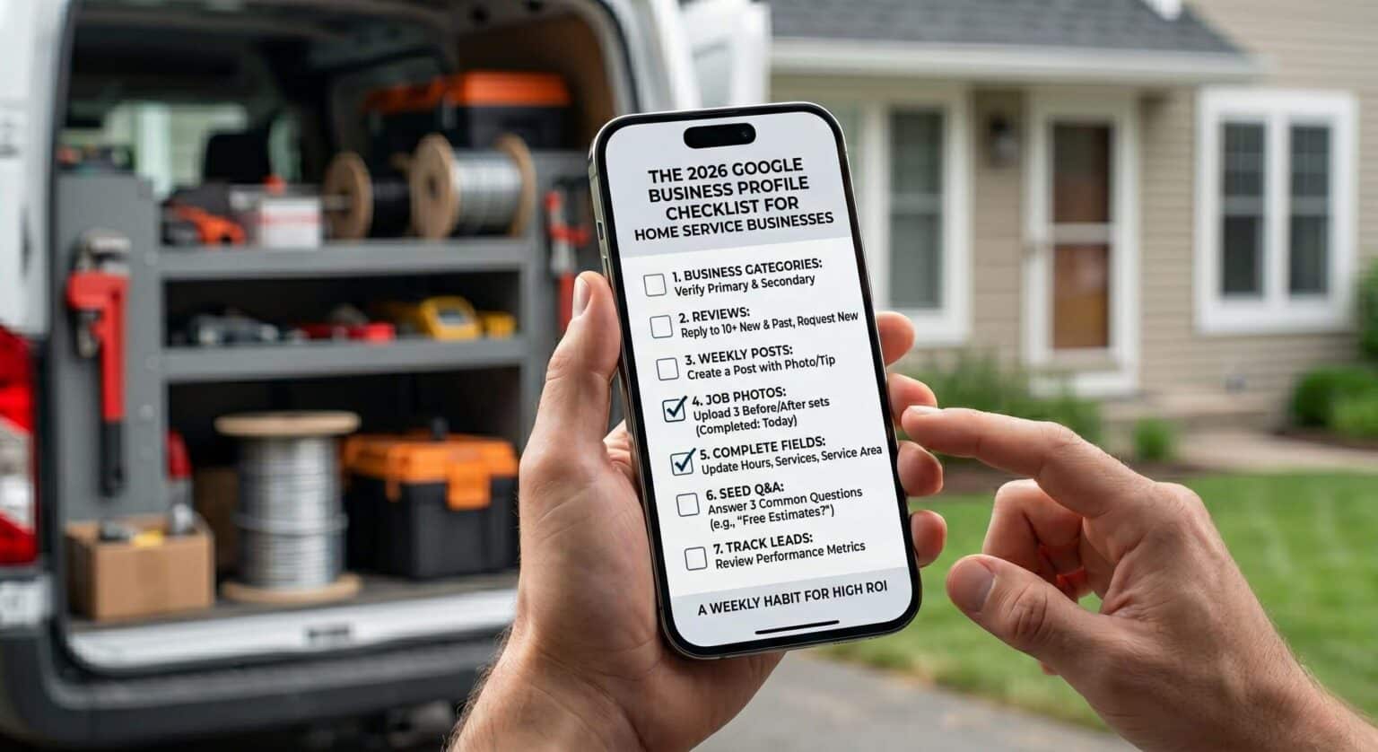 2026 Google Business profile checklist for home service businesses